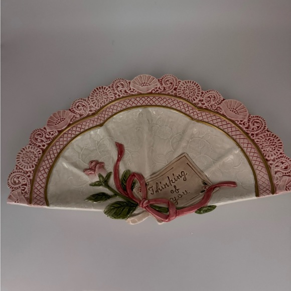 Fitz and Floyd “thinking of you “ plate - Picture 1 of 3